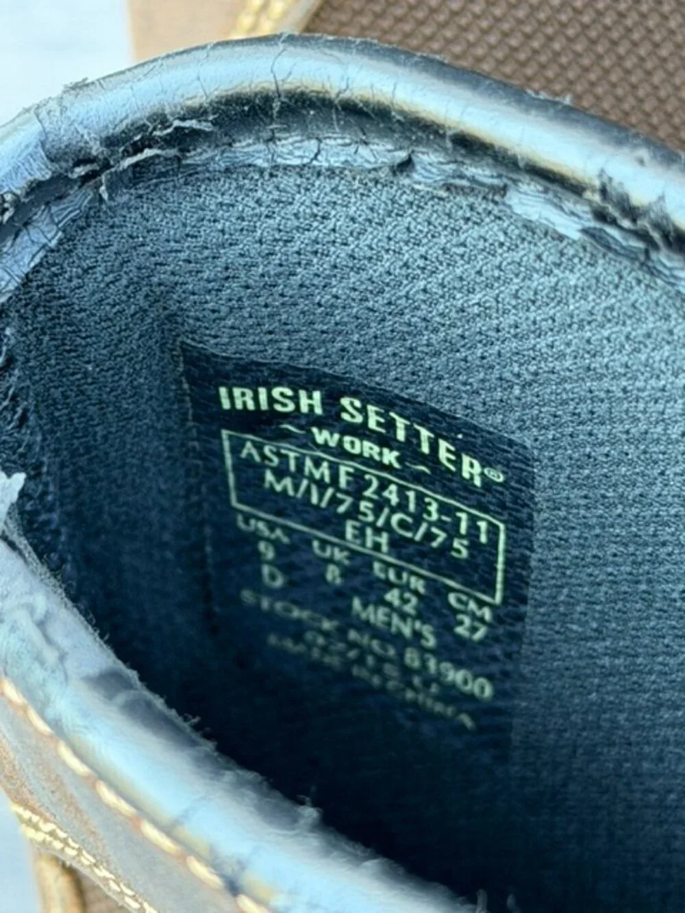 Irish Setter by Red Wing Two Harbors 83906 Steel Toe Waterproof Work Boots Men’s